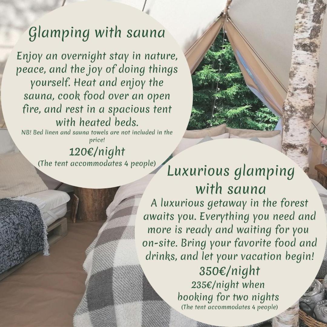 Kuusehaldja Glamping Hotel Kohila Kültér fotó